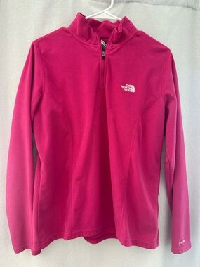 The North Face Hot Pink Women's Quarter-Zip Fleece